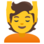 Face massage emoji for beauticians and aestheticians