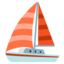 Sailboat emoji for boat and nautical dealers
